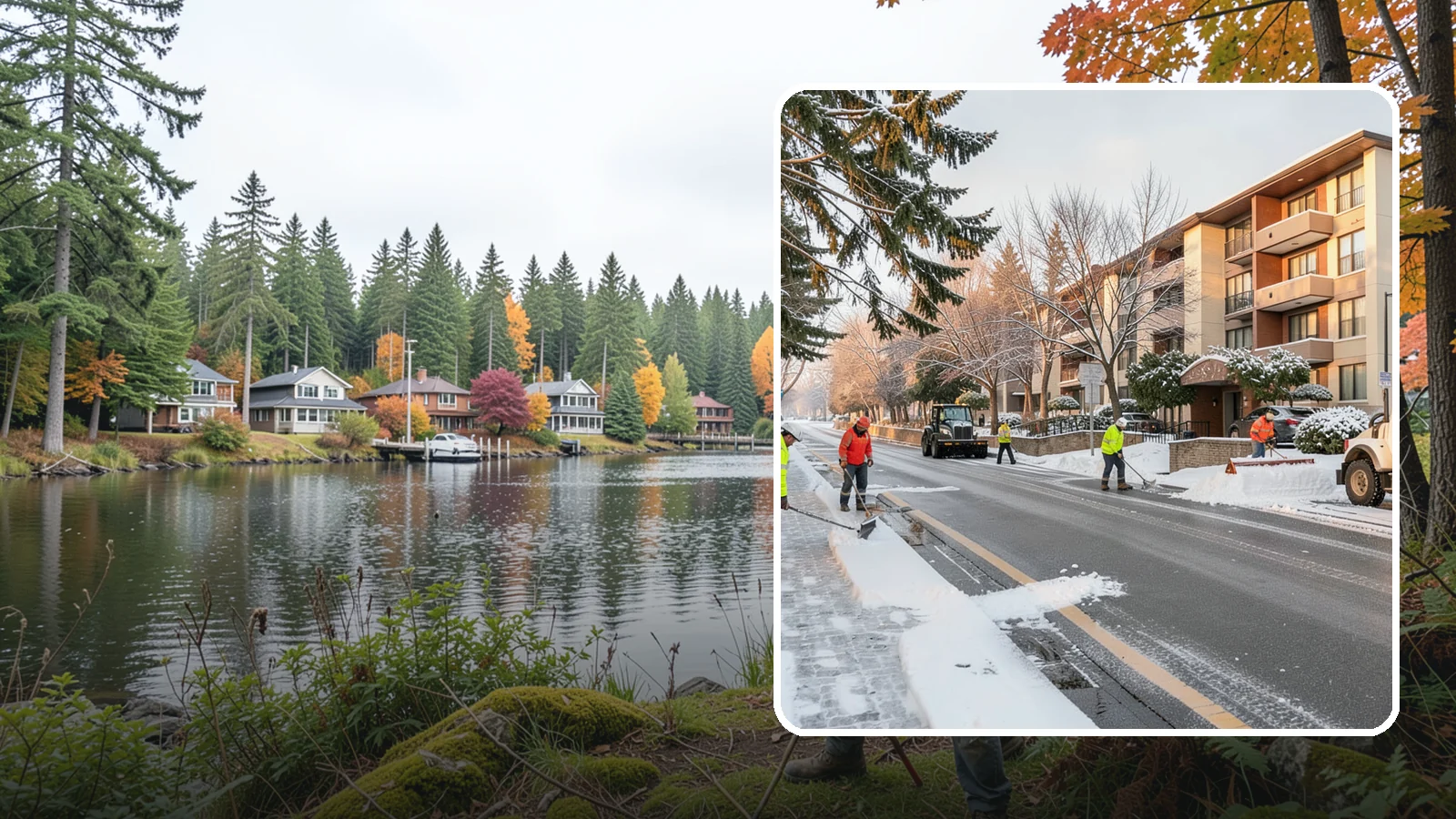 Apartment Snow Removal in La Conner, Skagit County, WA - We keep apartment communities safe and accessible by clearing lots, walkways, and entries for every resident.