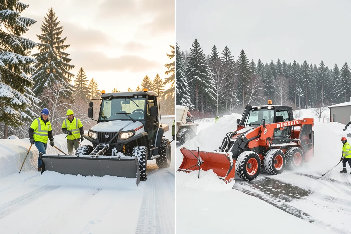 Apartment Snow Removal in La Conner, Skagit County, WA - Map parking, walkways, entries, and stairwells