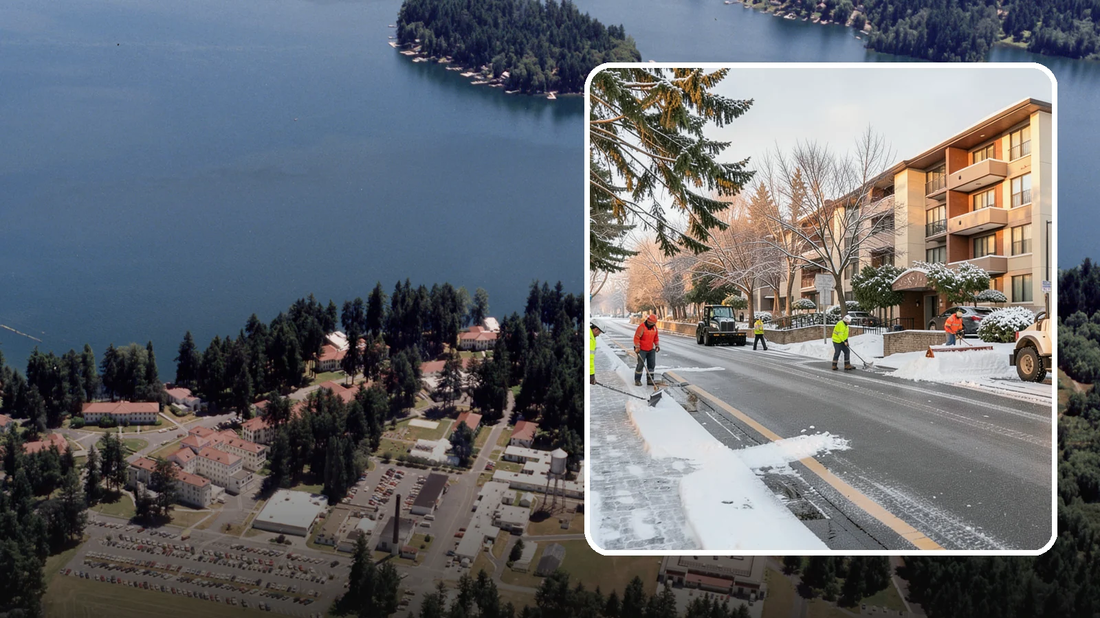 Apartment Snow Removal in Lakewood, Pierce County, WA - We keep apartment communities safe and accessible by clearing lots, walkways, and entries for every resident.