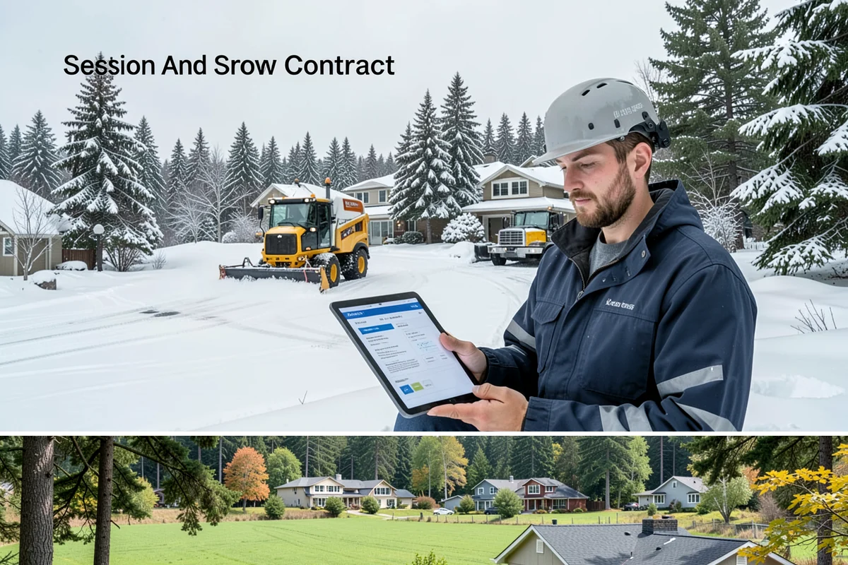 Apartment Snow Removal in Lyman, Skagit County, WA - Apartment service runs throughout the snow season, with peak demand from December through February.
