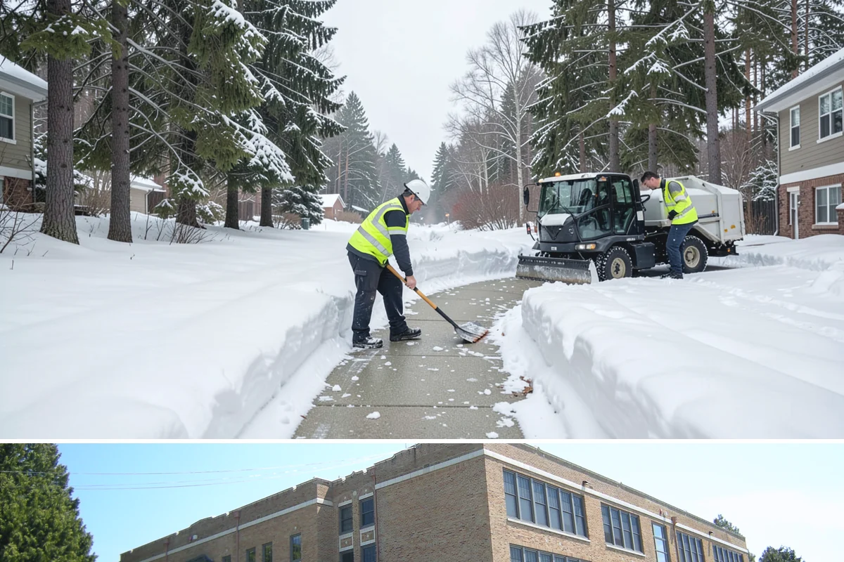 Apartment Snow Removal in Maple Valley, King County, WA - Apartment service runs throughout the snow season, with peak demand from December through February.