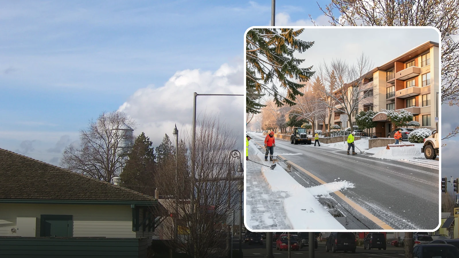 Apartment Snow Removal in Marysville, Snohomish County, WA - We keep apartment communities safe and accessible by clearing lots, walkways, and entries for every resident.