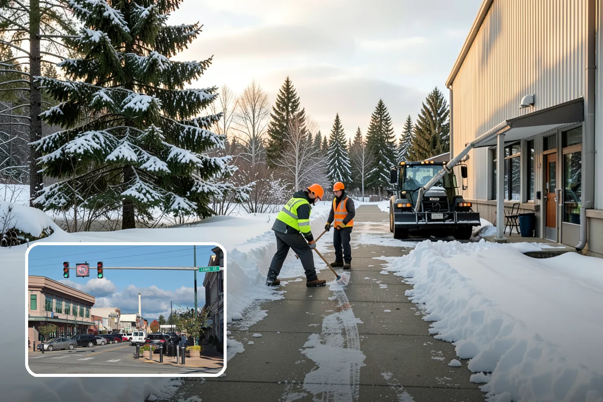 Apartment Snow Removal in Monroe, Snohomish County, WA - Full-community clearing of lots and paths