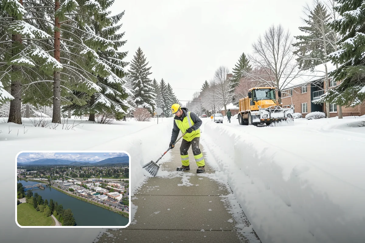 Apartment Snow Removal in Mount Vernon, Skagit County, WA - Full-community clearing of lots and paths