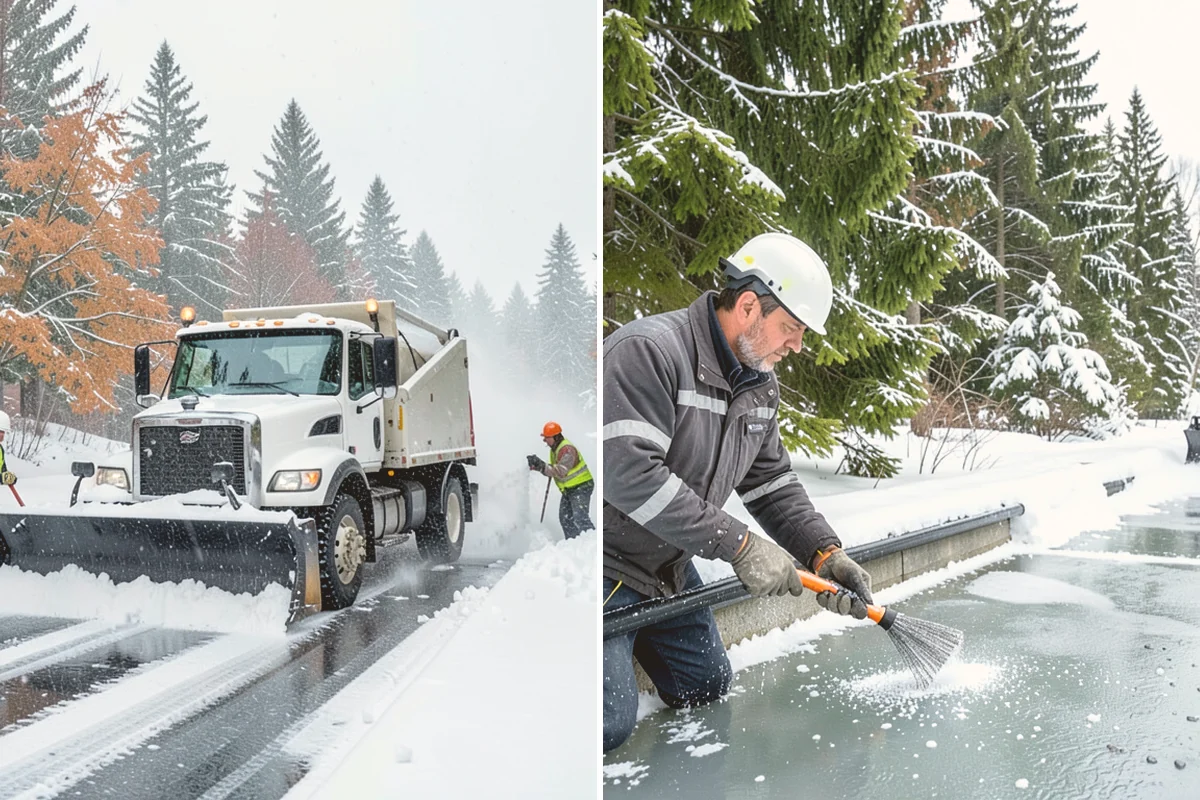 Apartment Snow Removal in Newcastle, King County, WA - Map parking, walkways, entries, and stairwells