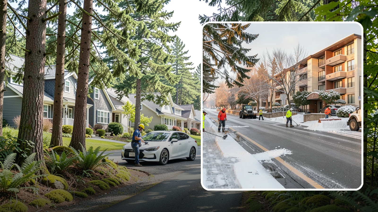 Apartment Snow Removal in Normandy Park, King County, WA - We keep apartment communities safe and accessible by clearing lots, walkways, and entries for every resident.
