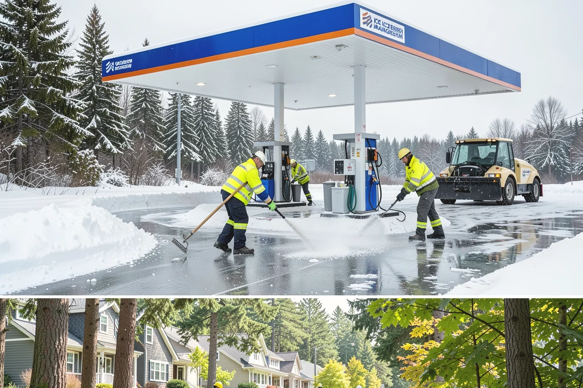Apartment Snow Removal in Normandy Park, King County, WA - Apartment service runs throughout the snow season, with peak demand from December through February.