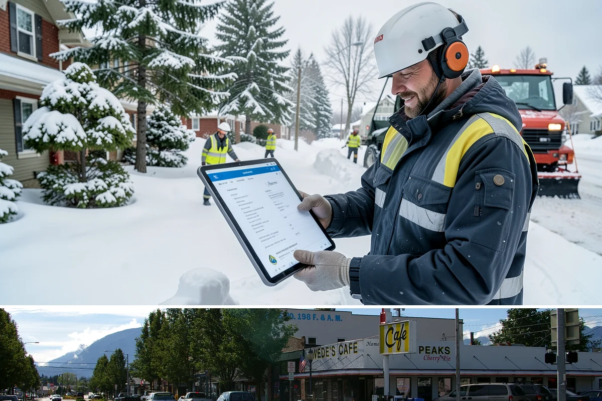 Apartment Snow Removal in North Bend, King County, WA - Apartment service runs throughout the snow season, with peak demand from December through February.