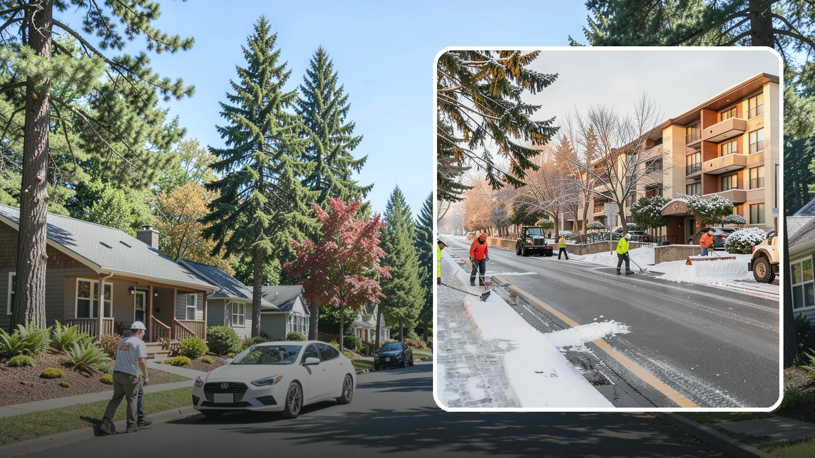 Apartment Snow Removal in Orting, Pierce County, WA - We keep apartment communities safe and accessible by clearing lots, walkways, and entries for every resident.