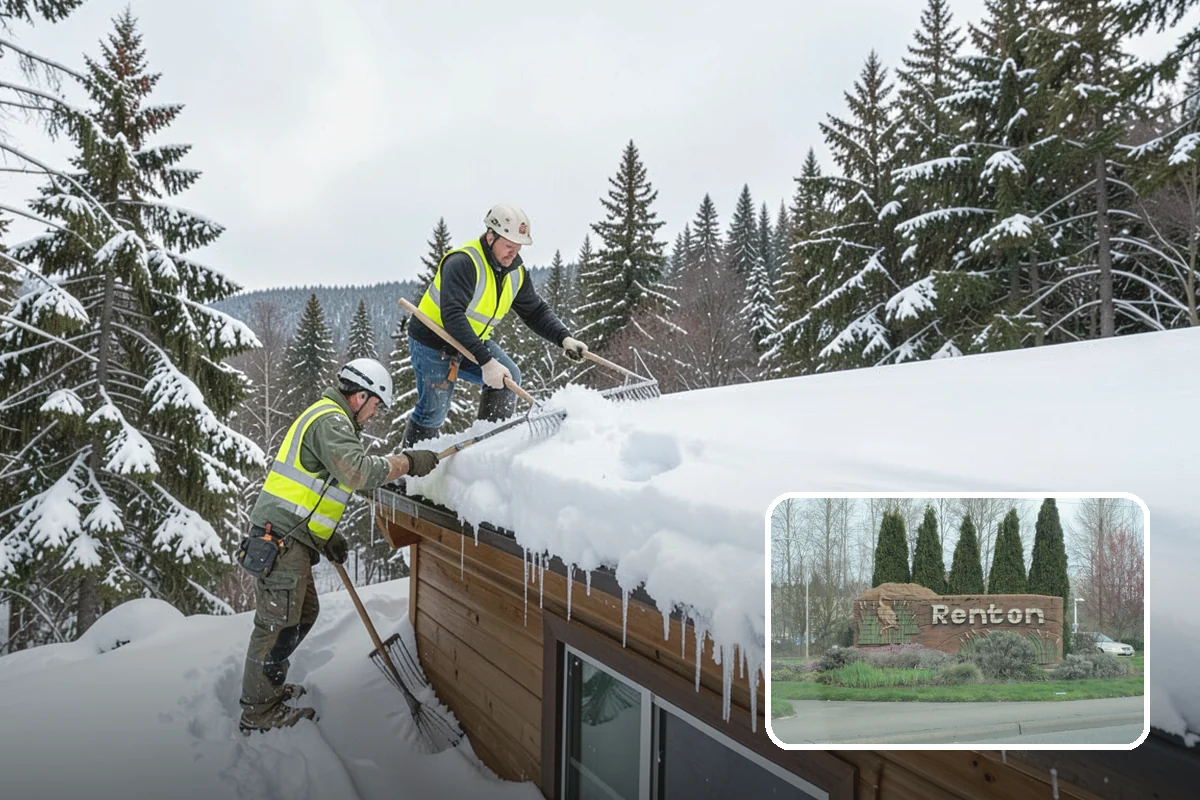 Apartment Snow Removal in Renton, King County, WA - Full-community clearing of lots and paths