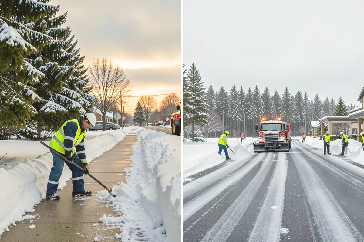 Apartment Snow Removal in Sammamish, King County, WA - Map parking, walkways, entries, and stairwells