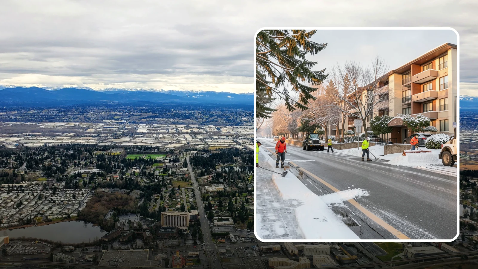 Apartment Snow Removal in SeaTac, King County, WA - We keep apartment communities safe and accessible by clearing lots, walkways, and entries for every resident.
