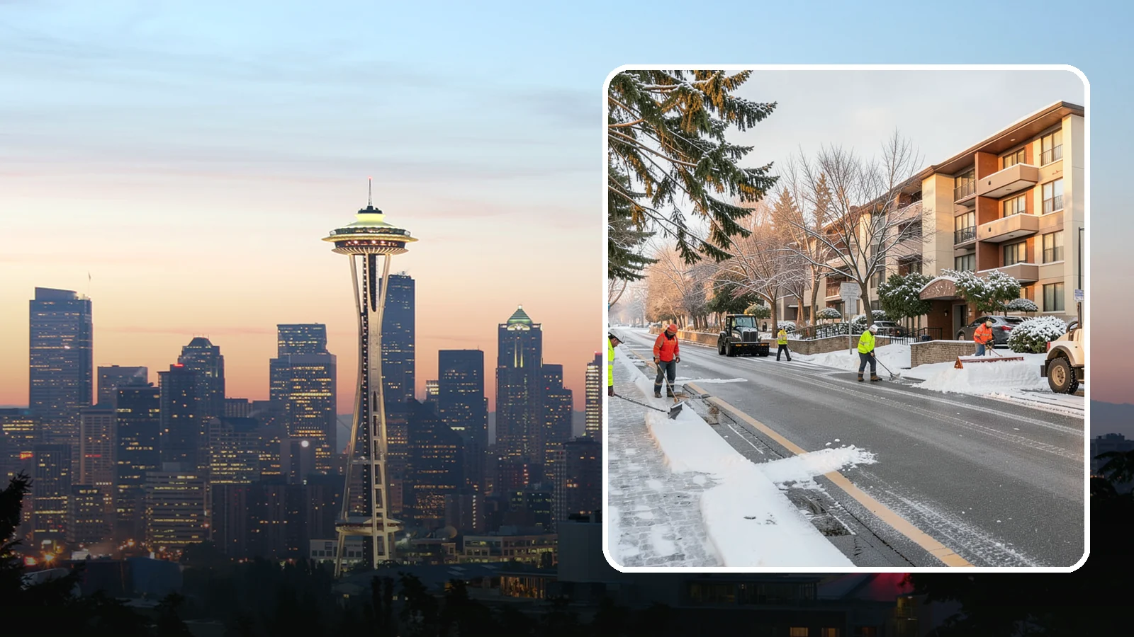 Apartment Snow Removal in Seattle, King County, WA - We keep apartment communities safe and accessible by clearing lots, walkways, and entries for every resident.