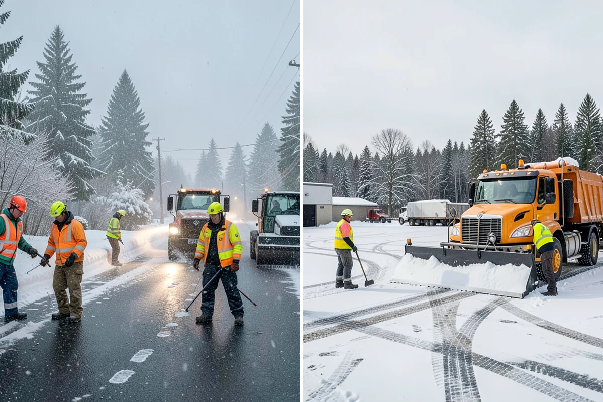 Apartment Snow Removal in Seattle, King County, WA - Map parking, walkways, entries, and stairwells