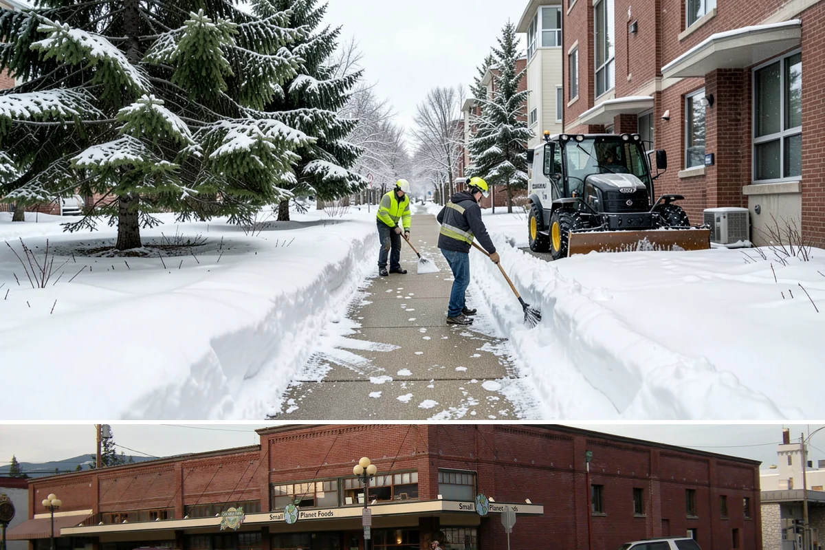 Apartment Snow Removal in Sedro-Woolley, Skagit County, WA - Apartment service runs throughout the snow season, with peak demand from December through February.