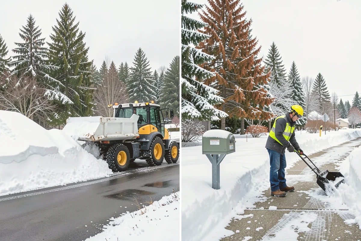 Apartment Snow Removal in Snohomish, Snohomish County, WA - Map parking, walkways, entries, and stairwells