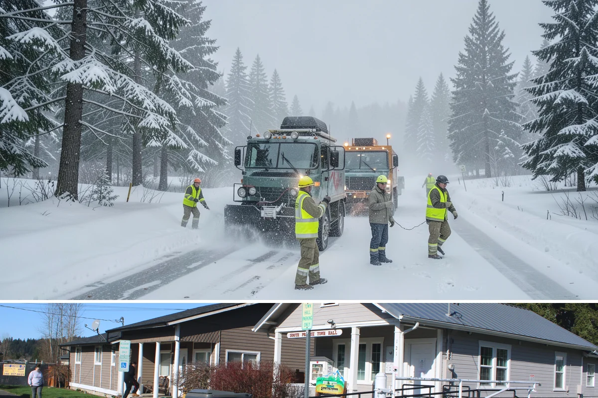 Apartment Snow Removal in South Prairie, Pierce County, WA - Apartment service runs throughout the snow season, with peak demand from December through February.