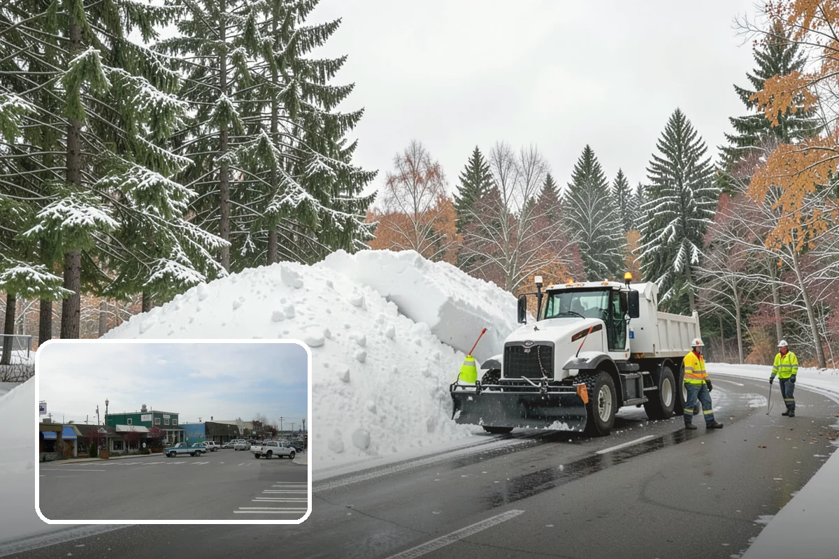 Apartment Snow Removal in Stanwood, Snohomish County, WA - Full-community clearing of lots and paths
