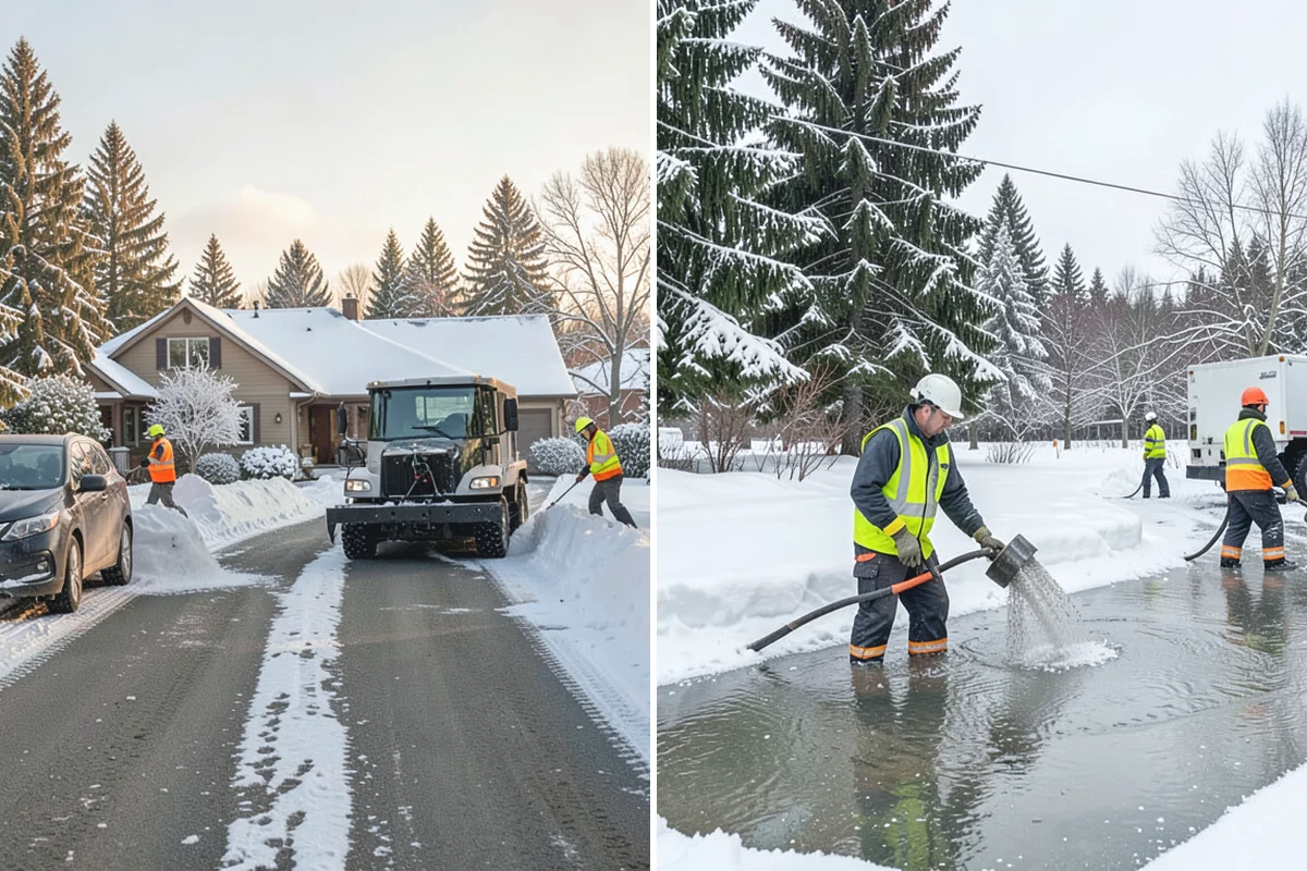 Apartment Snow Removal in Sumner, Pierce County, WA - Map parking, walkways, entries, and stairwells