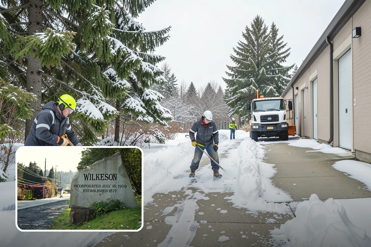 Apartment Snow Removal in Wilkeson, Pierce County, WA - Full-community clearing of lots and paths