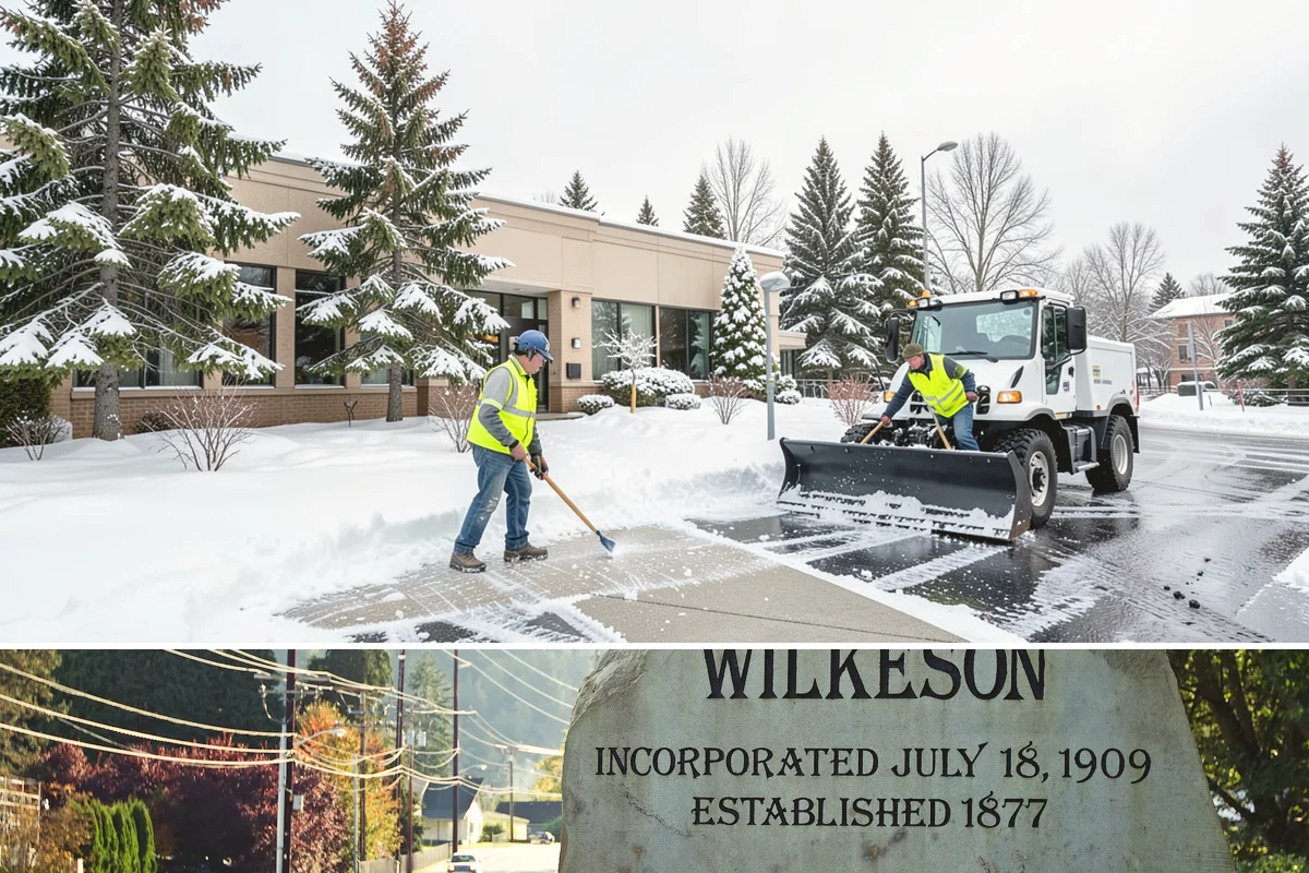 Apartment Snow Removal in Wilkeson, Pierce County, WA - Apartment service runs throughout the snow season, with peak demand from December through February.