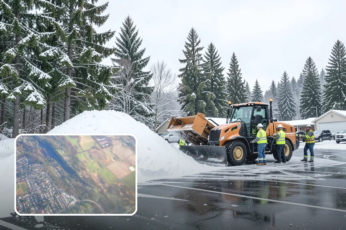 Arctic Blast Response in Algona, King County, WA - Treatment matched to dry, windy cold that refreezes surfaces quickly