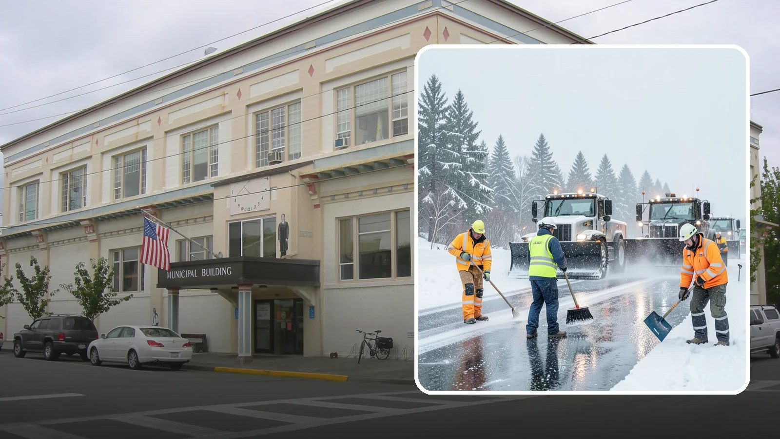Arctic Blast Response in Anacortes, Skagit County, WA - We keep pavement safe during arctic blasts when frigid outflow winds drop temperatures and freeze everything solid.