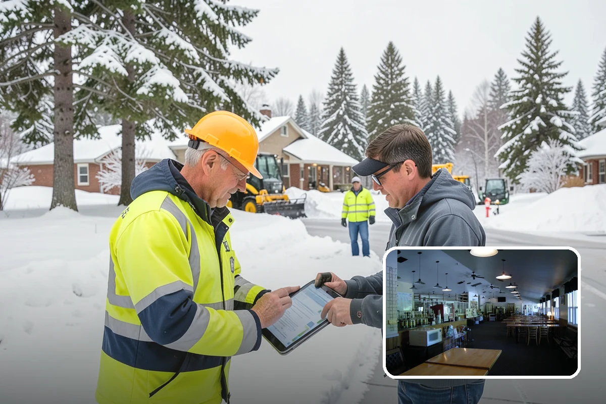 Arctic Blast Response in Black Diamond, King County, WA - Treatment matched to dry, windy cold that refreezes surfaces quickly