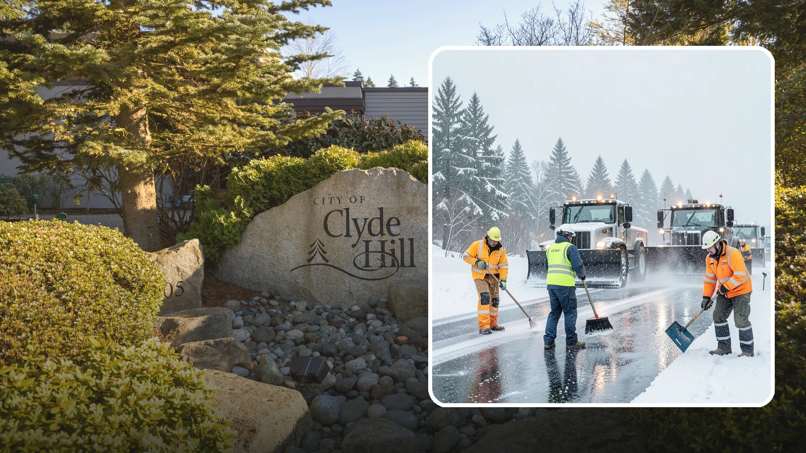 Arctic Blast Response in Clyde Hill, King County, WA - We keep pavement safe during arctic blasts when frigid outflow winds drop temperatures and freeze everything solid.