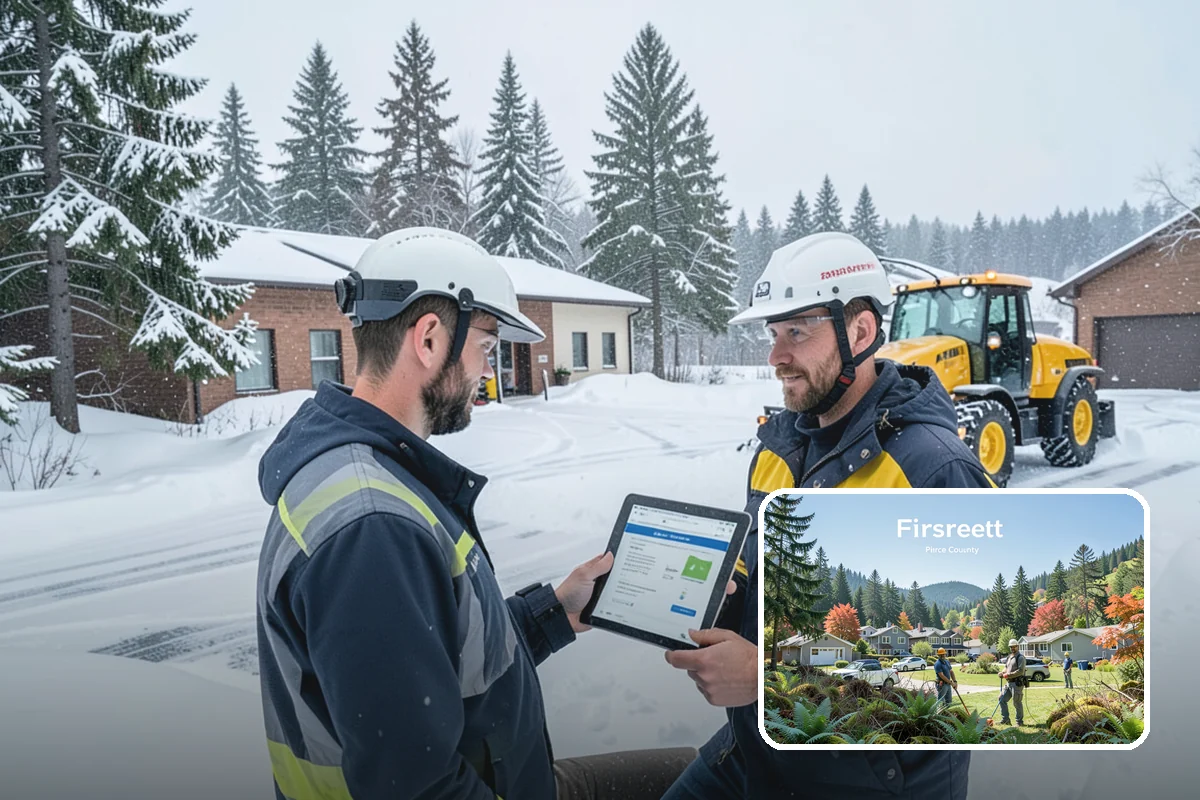 Arctic Blast Response in Fircrest, Pierce County, WA - Treatment matched to dry, windy cold that refreezes surfaces quickly