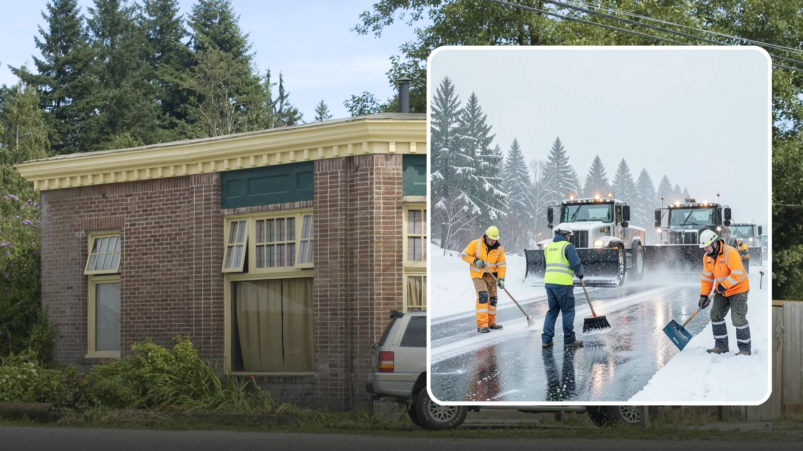 Arctic Blast Response in Hamilton, Skagit County, WA - We keep pavement safe during arctic blasts when frigid outflow winds drop temperatures and freeze everything solid.