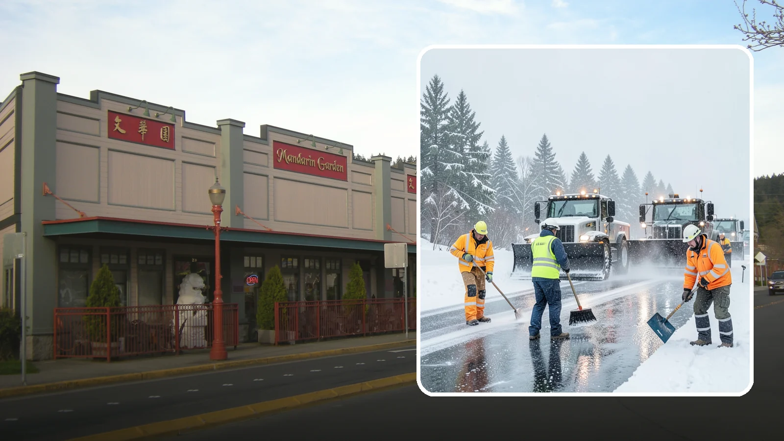 Arctic Blast Response in Issaquah, King County, WA - We keep pavement safe during arctic blasts when frigid outflow winds drop temperatures and freeze everything solid.
