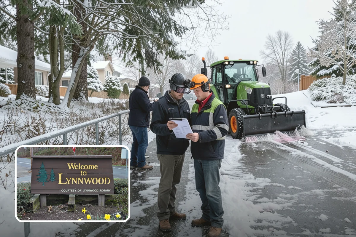 Arctic Blast Response in Lynnwood, Snohomish County, WA - Treatment matched to dry, windy cold that refreezes surfaces quickly