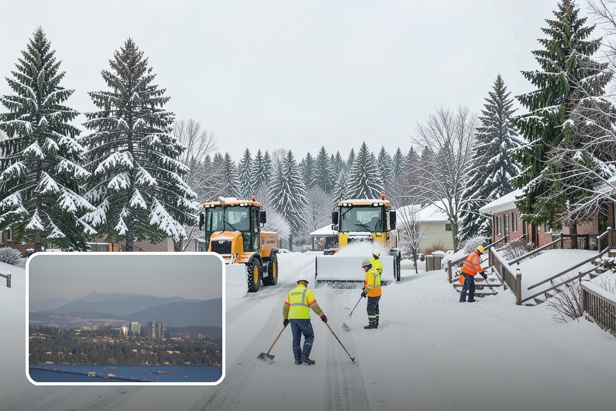 Arctic Blast Response in Medina, King County, WA - Treatment matched to dry, windy cold that refreezes surfaces quickly