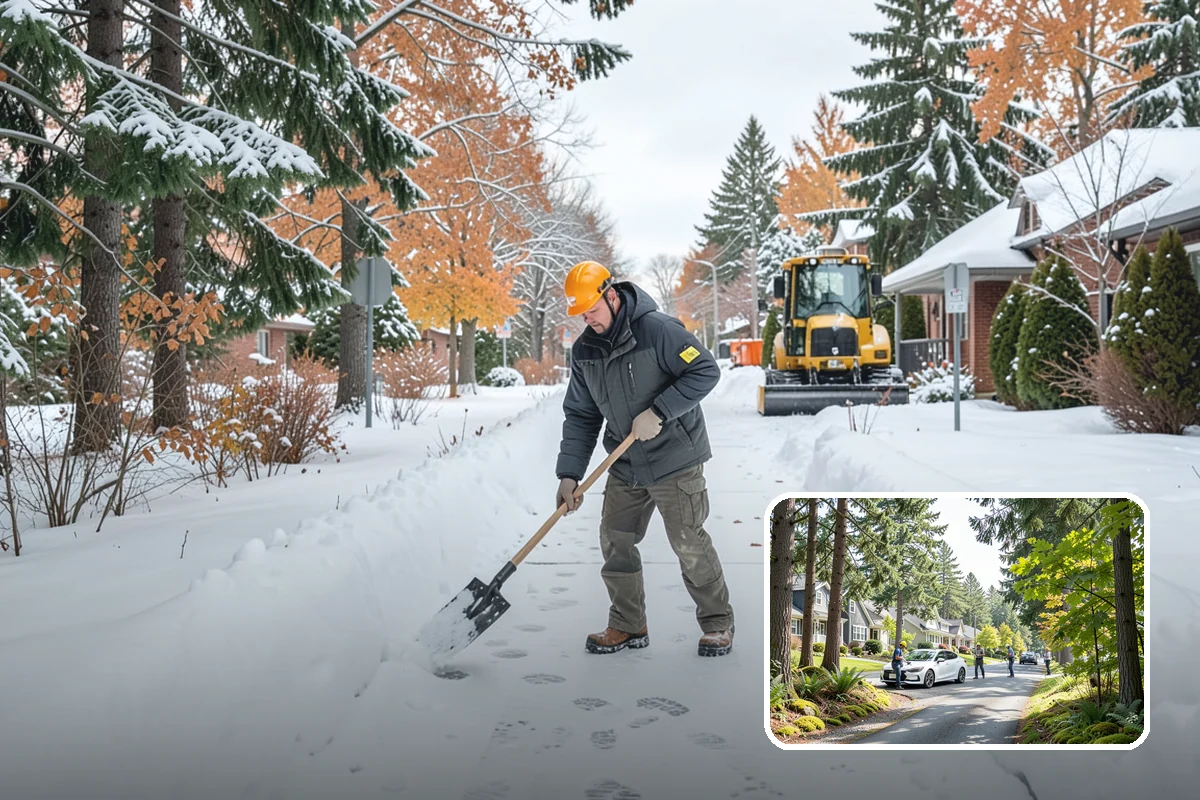 Arctic Blast Response in Normandy Park, King County, WA - Treatment matched to dry, windy cold that refreezes surfaces quickly