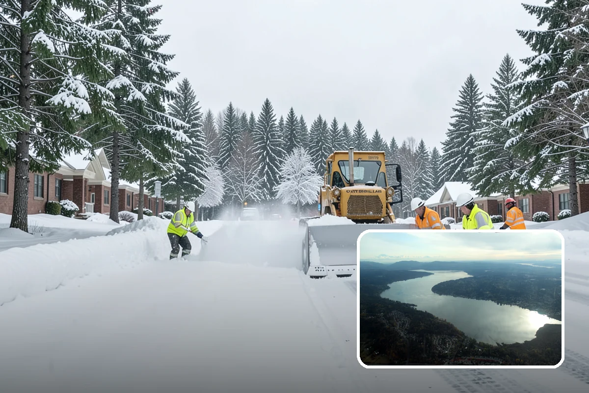 Arctic Blast Response in Sammamish, King County, WA - Treatment matched to dry, windy cold that refreezes surfaces quickly