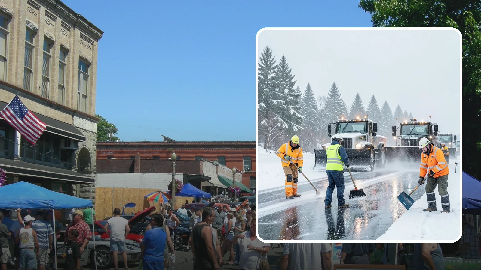Arctic Blast Response in Snohomish, Snohomish County, WA - We keep pavement safe during arctic blasts when frigid outflow winds drop temperatures and freeze everything solid.