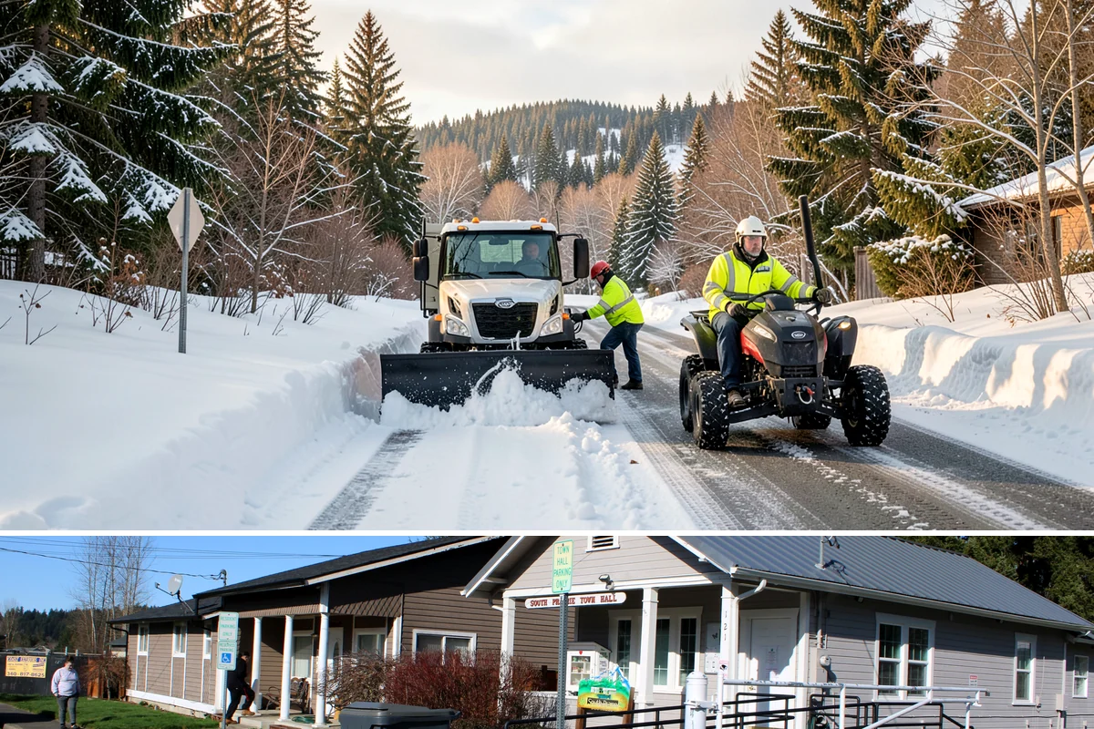 Arctic Blast Response in South Prairie, Pierce County, WA - Arctic blast events cluster from December through February when strong high pressure east of the Cascades drives outflow through...