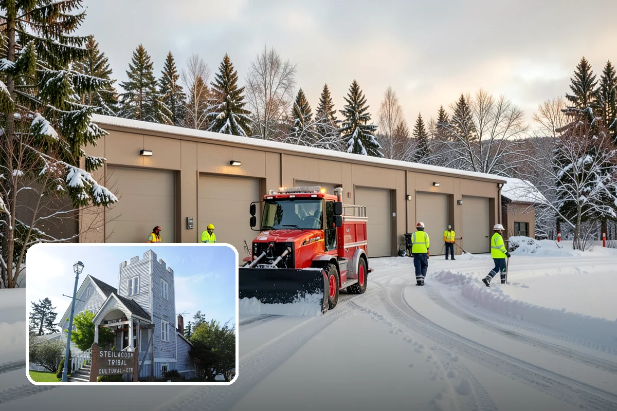 Arctic Blast Response in Steilacoom, Pierce County, WA - Treatment matched to dry, windy cold that refreezes surfaces quickly