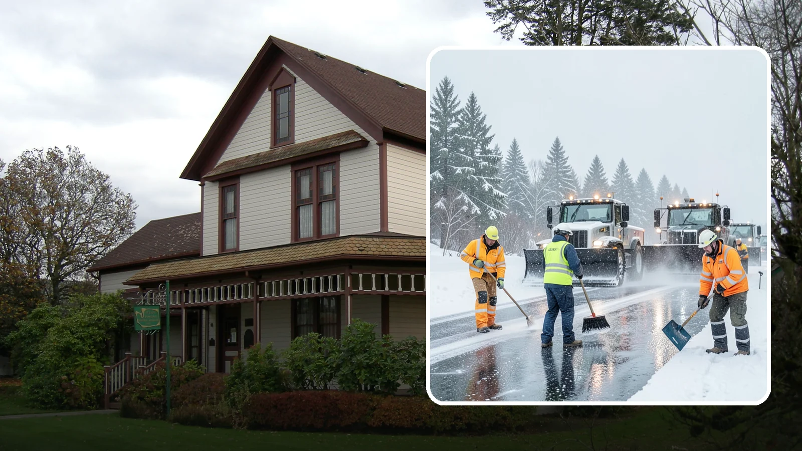 Arctic Blast Response in Sumner, Pierce County, WA - We keep pavement safe during arctic blasts when frigid outflow winds drop temperatures and freeze everything solid.