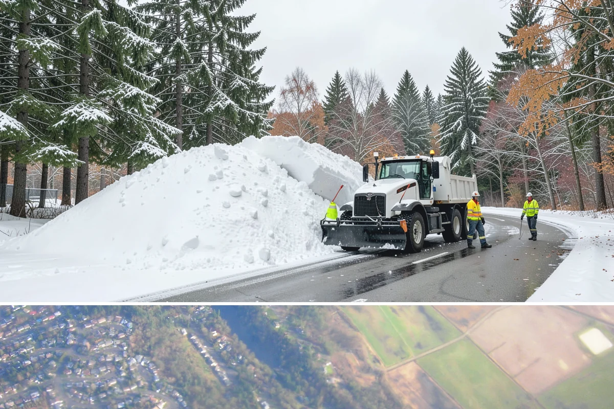 Asphalt Driveway Deicing in Algona, King County, WA - Treat asphalt driveways during clear, cold nights after a thaw, the classic refreeze setup in the lowlands from December through...