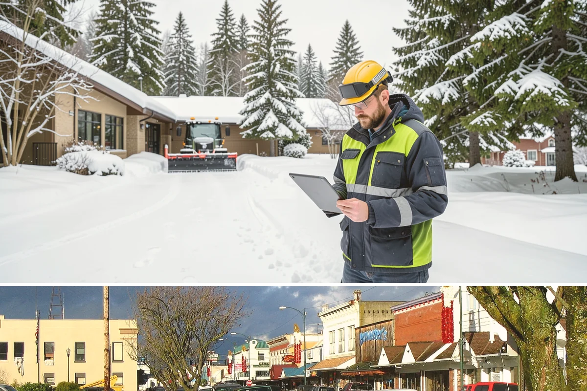 Asphalt Driveway Deicing in Arlington, Snohomish County, WA - Treat asphalt driveways during clear, cold nights after a thaw, the classic refreeze setup in the lowlands from December through...
