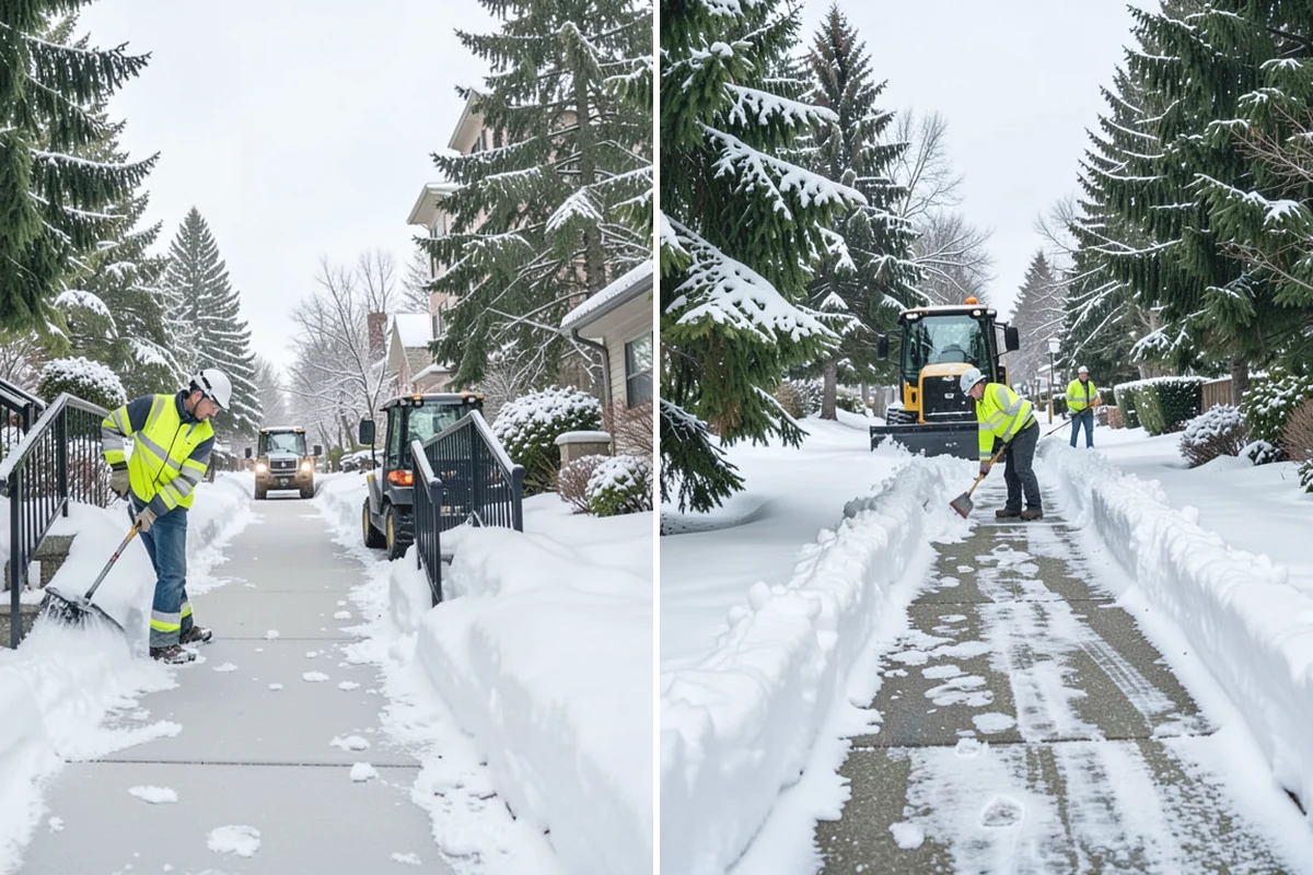 Asphalt Driveway Deicing in Beaux Arts Village, King County, WA - Check the surface temperature and existing ice bond