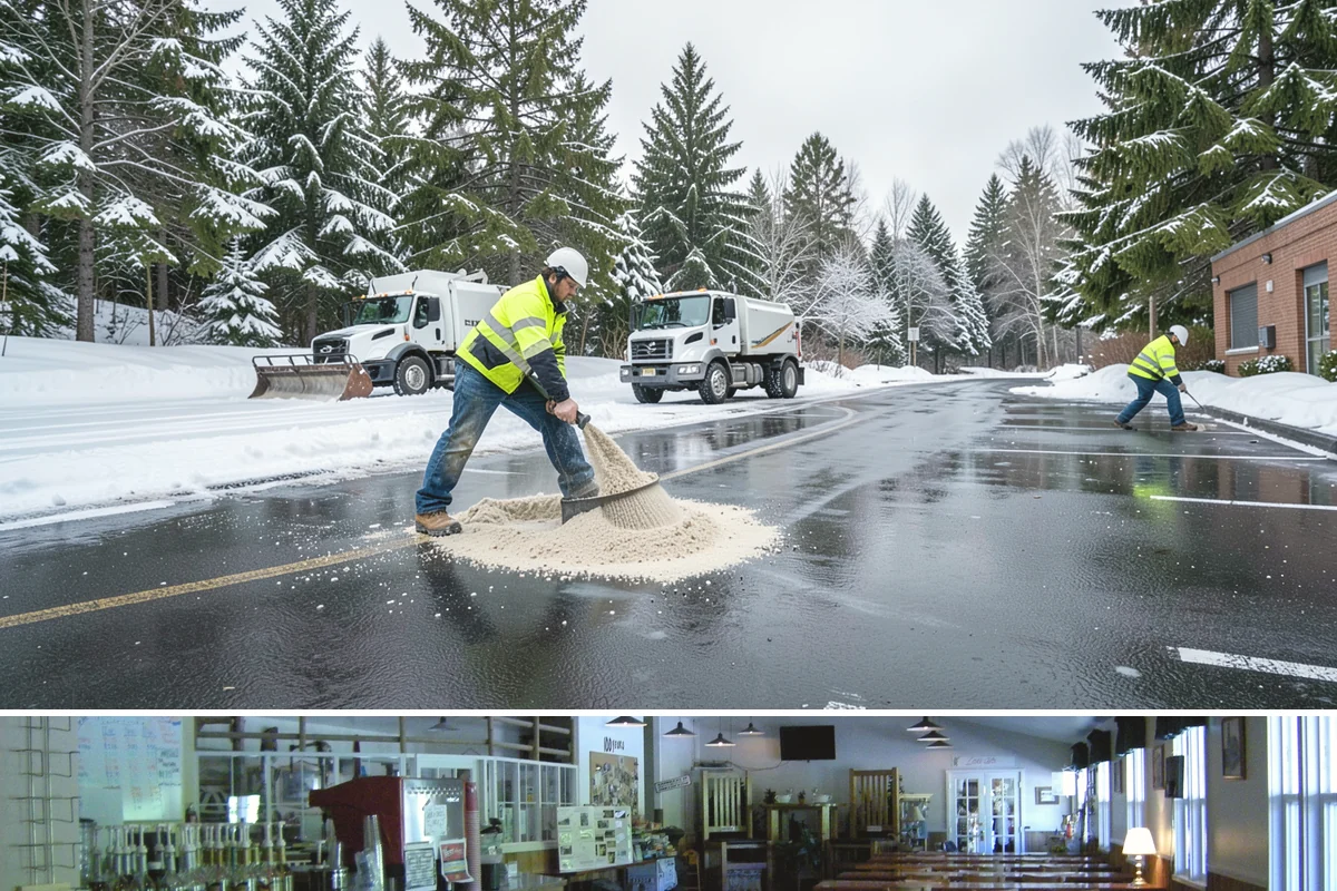 Asphalt Driveway Deicing in Black Diamond, King County, WA - Treat asphalt driveways during clear, cold nights after a thaw, the classic refreeze setup in the lowlands from December through...