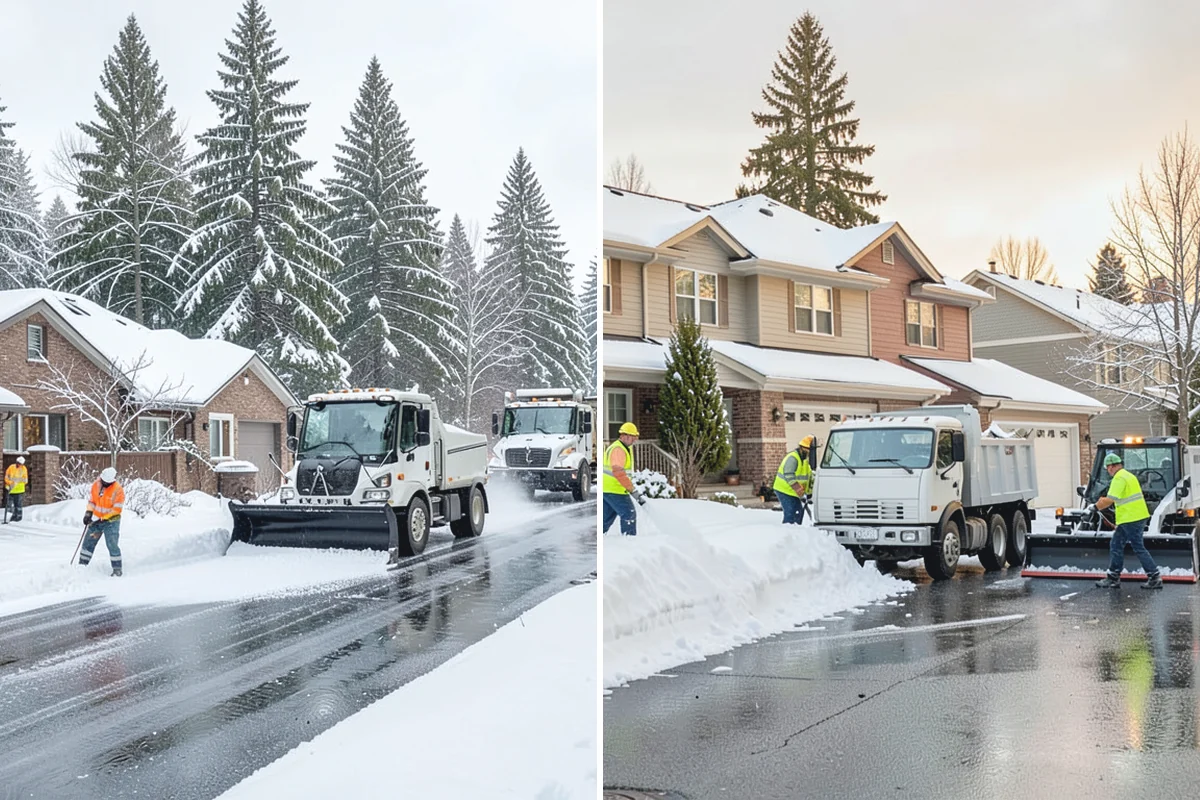 Asphalt Driveway Deicing in Bonney Lake, Pierce County, WA - Check the surface temperature and existing ice bond