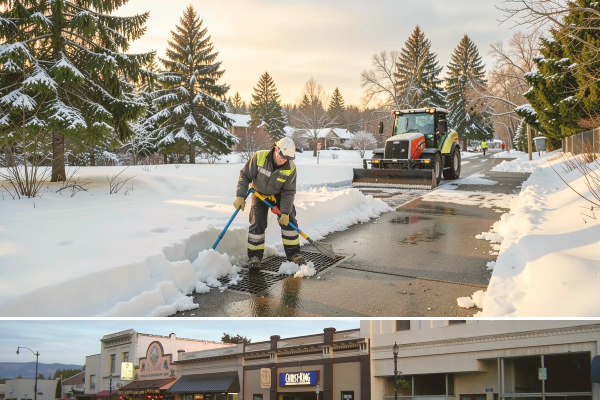 Asphalt Driveway Deicing in Burlington, Skagit County, WA - Treat asphalt driveways during clear, cold nights after a thaw, the classic refreeze setup in the lowlands from December through...