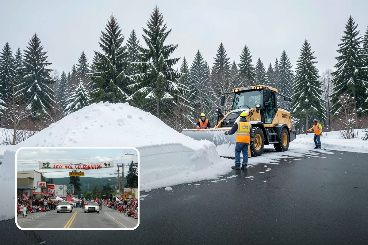 Asphalt Driveway Deicing in Carnation, King County, WA - Breaks the black ice that forms on asphalt after sunset