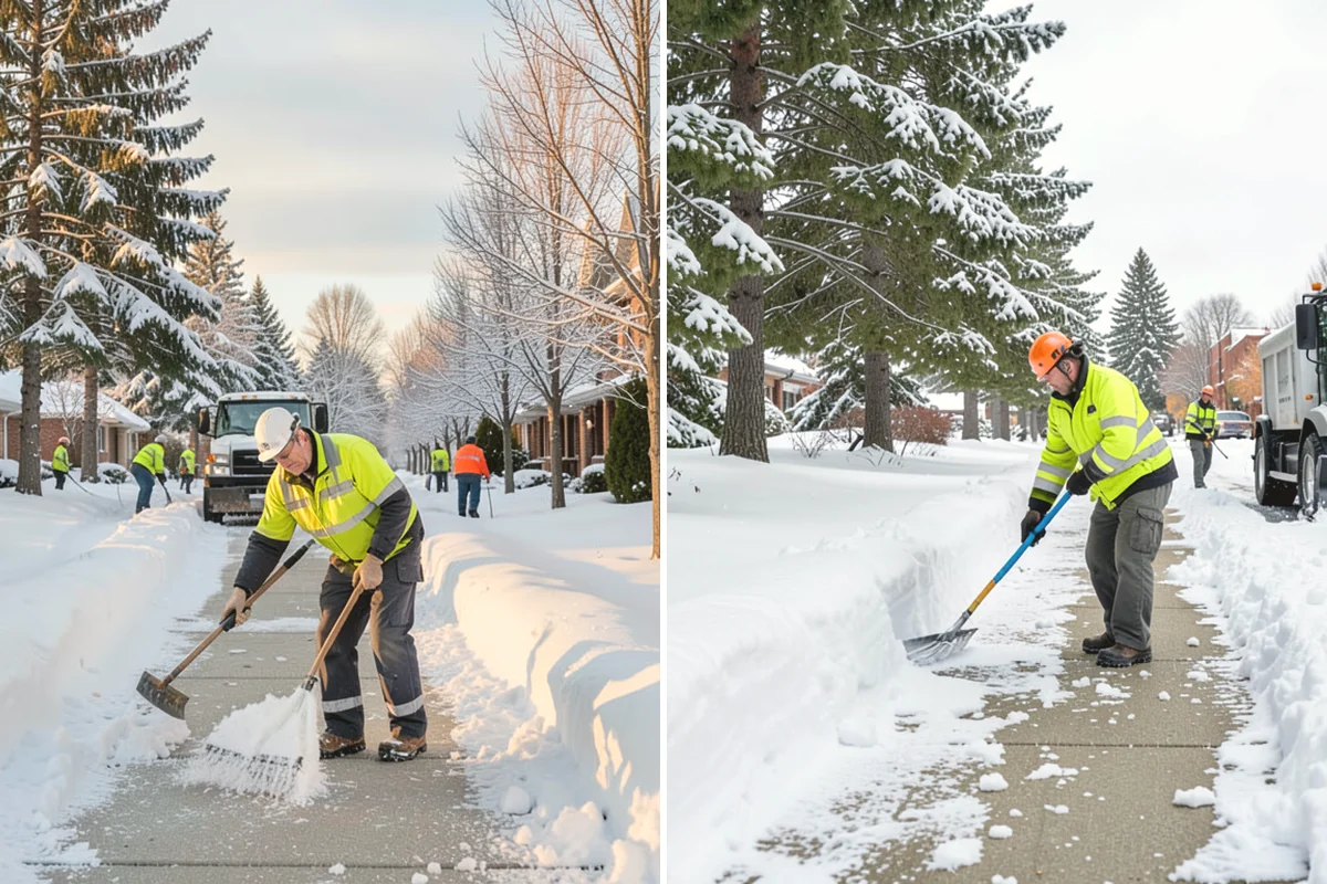 Asphalt Driveway Deicing in Carnation, King County, WA - Check the surface temperature and existing ice bond