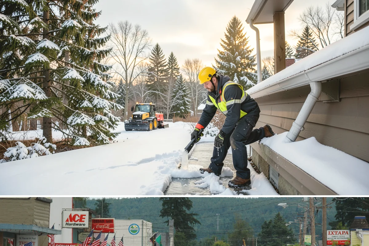 Asphalt Driveway Deicing in Carnation, King County, WA - Treat asphalt driveways during clear, cold nights after a thaw, the classic refreeze setup in the lowlands from December through...