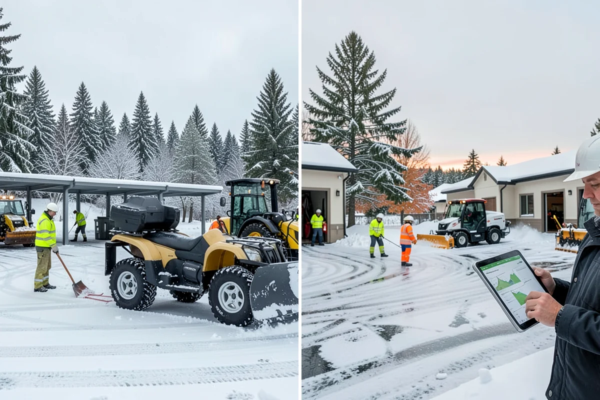 Asphalt Driveway Deicing in Concrete, Skagit County, WA - Check the surface temperature and existing ice bond